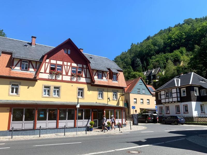 Pension Grenzeck Bad Schandau Eksteriør bilde